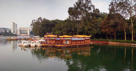 West Lake boat