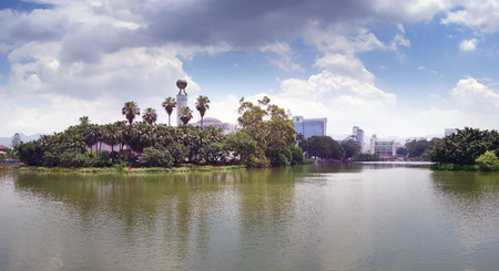 West Lake Fuzhou Parkのeditorial素材