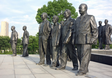 Ningbo academician statueのeditorial素材