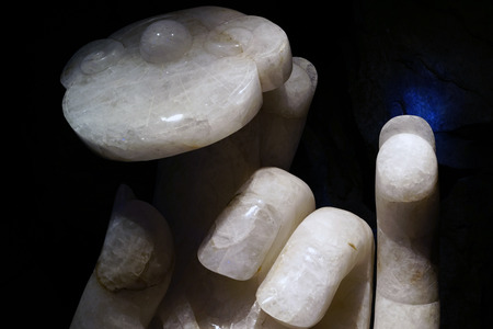 crystal carving finger
