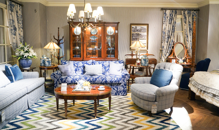 Living room sofaのeditorial素材