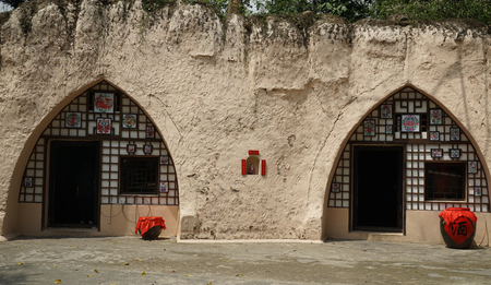 cave dwelling at China Folk Culture Villagesのeditorial素材