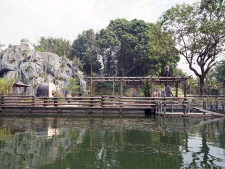 The scenic area at China Folk Culture Villagesのeditorial素材