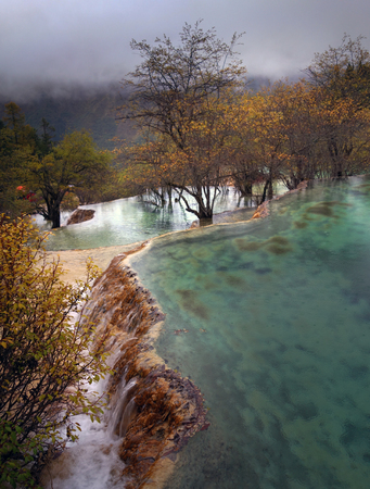 Huanglong, Sichuan sceneryのeditorial素材