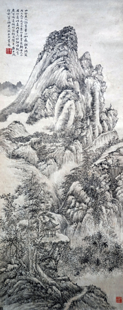 Landscape paintingのeditorial素材