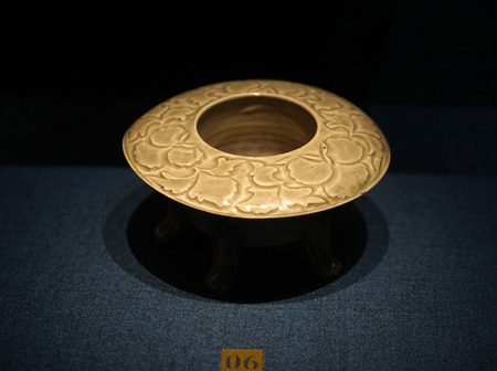 Ancient ceramics close up viewのeditorial素材