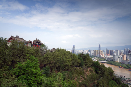 Lanzhou White Pagoda Templeのeditorial素材