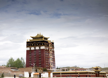 Nine storey Buddha Pavilionのeditorial素材