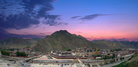 Panoramic view of the monasteryのeditorial素材