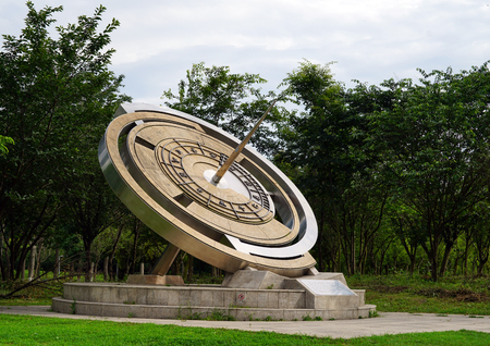 Ancient electronic sundial at University of Electronic Science and technologyのeditorial素材