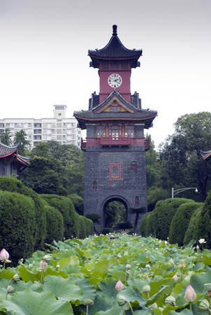 Huaxi Medical University towerのeditorial素材