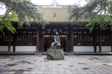 Statue of Du Fuのeditorial素材