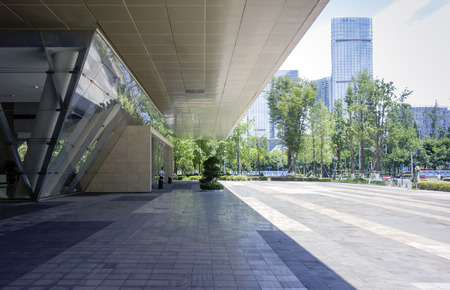 Chengdu Planning Museum landscape viewのeditorial素材