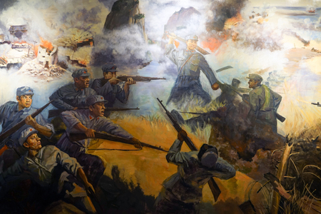 Zunyi battlefield at jianchuan museumのeditorial素材