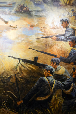 The battle of Zunyi at jianchuan museumのeditorial素材