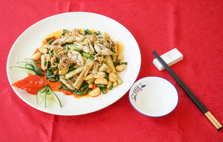 Chili oil bullfrogのeditorial素材