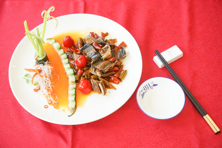 Slip eel slicesのeditorial素材