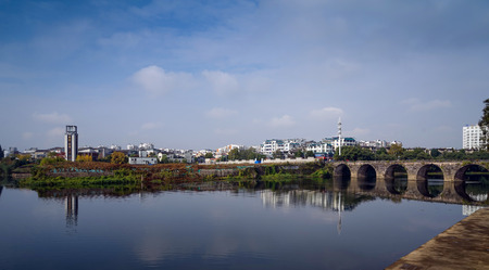 Huangshan City scenery landscape viewのeditorial素材