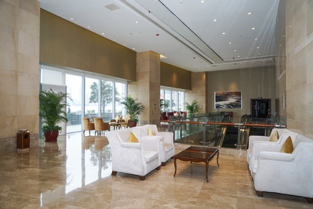 Interior view of a hotelのeditorial素材