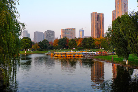 Waterscape of Yinzhou Park