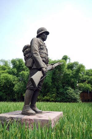 National Army soldiers at jianchuan museumのeditorial素材