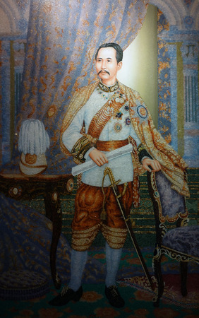 Bhumibol Adulyadej paintingのeditorial素材