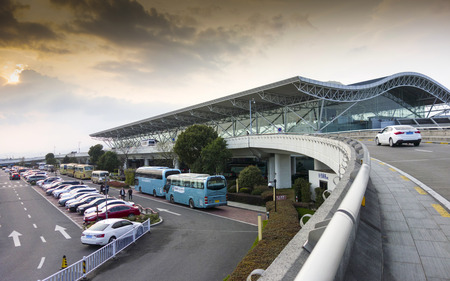 Ningbo Lishe International Airportのeditorial素材