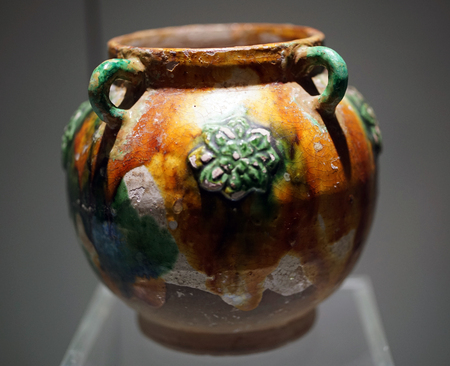 Tang Tri Color porcelain jarのeditorial素材