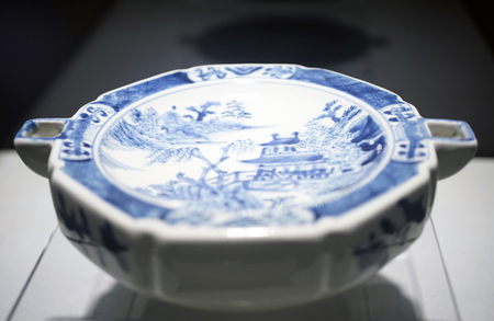 The blue and white porcelainのeditorial素材