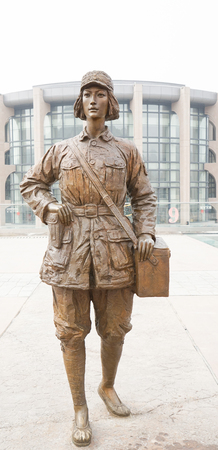 Female hygienist statuesのeditorial素材