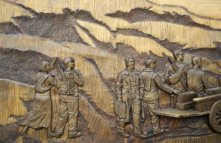 Relief wallのeditorial素材