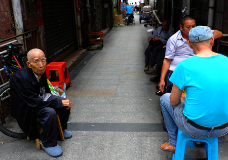 Village alleys in the cityのeditorial素材