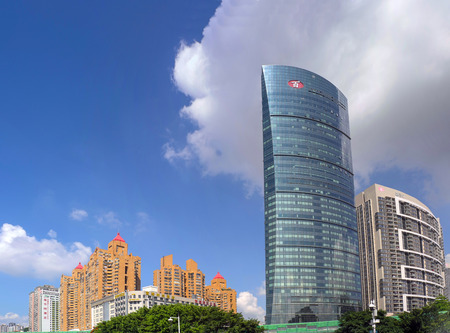 modern building in the cityのeditorial素材