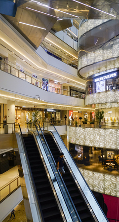 Mall escalatorのeditorial素材