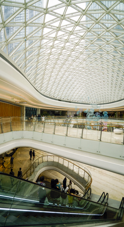 Mall escalatorのeditorial素材