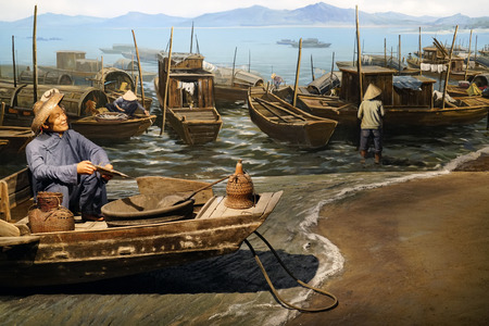 Fishing boatのeditorial素材