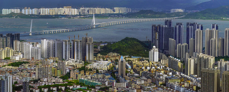 Shenzhen Bay sceneryのeditorial素材