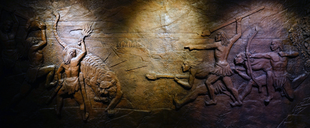 Exhibition hall at museumのeditorial素材