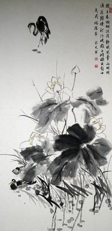 traditional Chinese paintingのeditorial素材