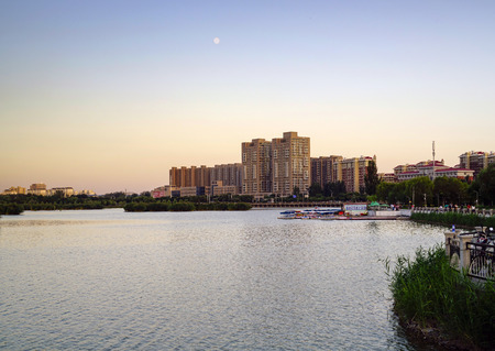 Yinchuan Baohu Parkのeditorial素材