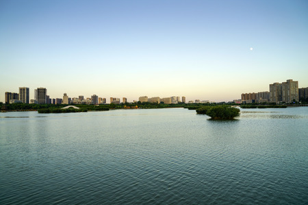 Yinchuan Baohu Parkのeditorial素材