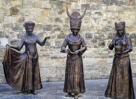 Zhenyuan Ancient City sculptureのeditorial素材