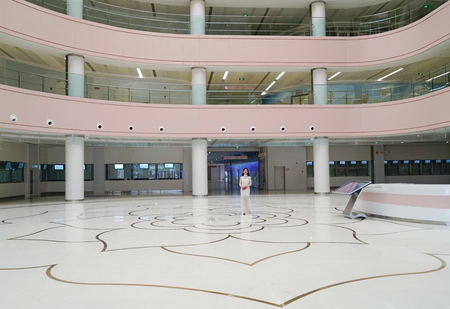 Hospital outpatient hallのeditorial素材