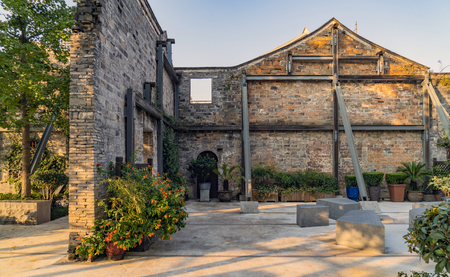 Old Bund ancient dwellingsのeditorial素材