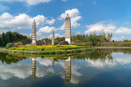 Three Pagodas Scenic Areaのeditorial素材