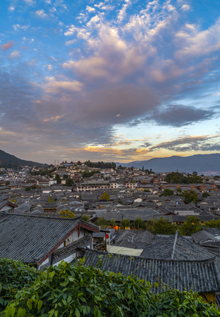 Lijiang ancient city sceneryのeditorial素材