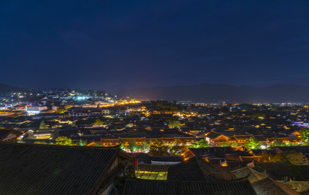 Lijiang Ancient City Night Sceneのeditorial素材
