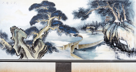 culture wall paintingのeditorial素材