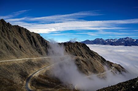 Balang Mountain Panshan Roadの写真素材