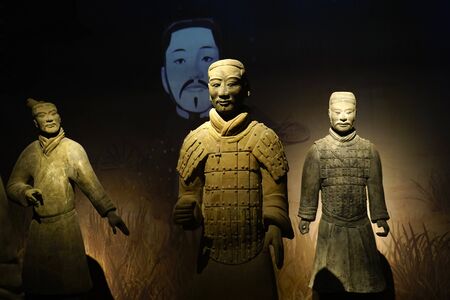 Han Dynasty pottery figurines